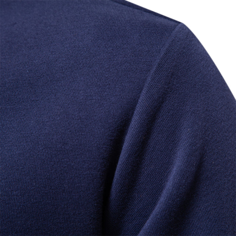 Elegantes Herren-Langarm-Poloshirt – klassischer Kragen für Freizeit und Business