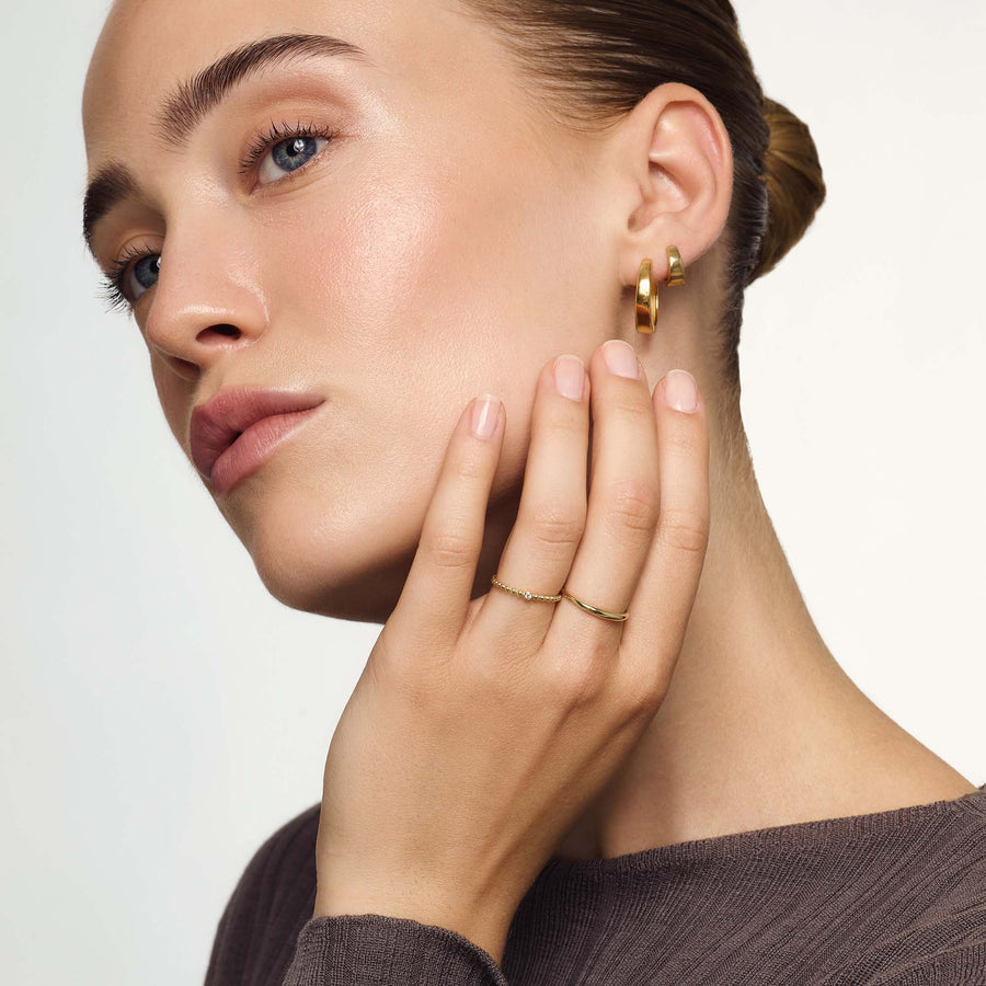 Schlanker Kuppelring | Gold