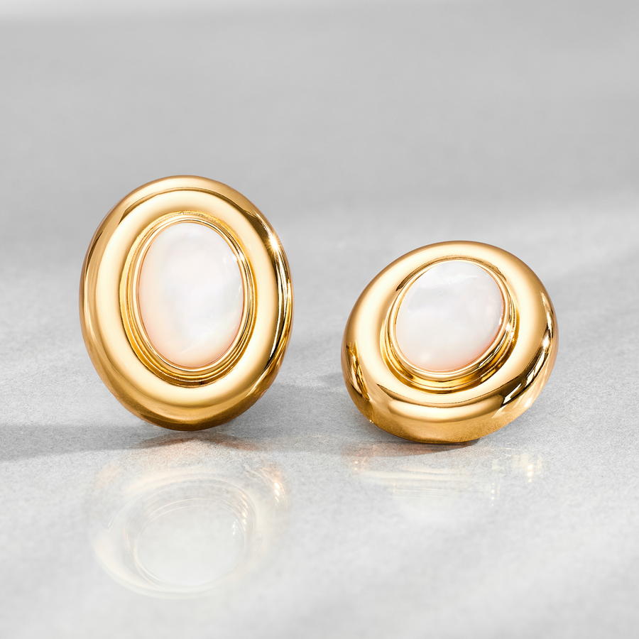 Giselle Perlenohrringe | Gold