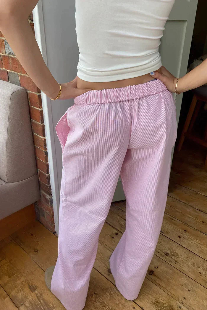 Elke | Pantaloni estivi a righe donna