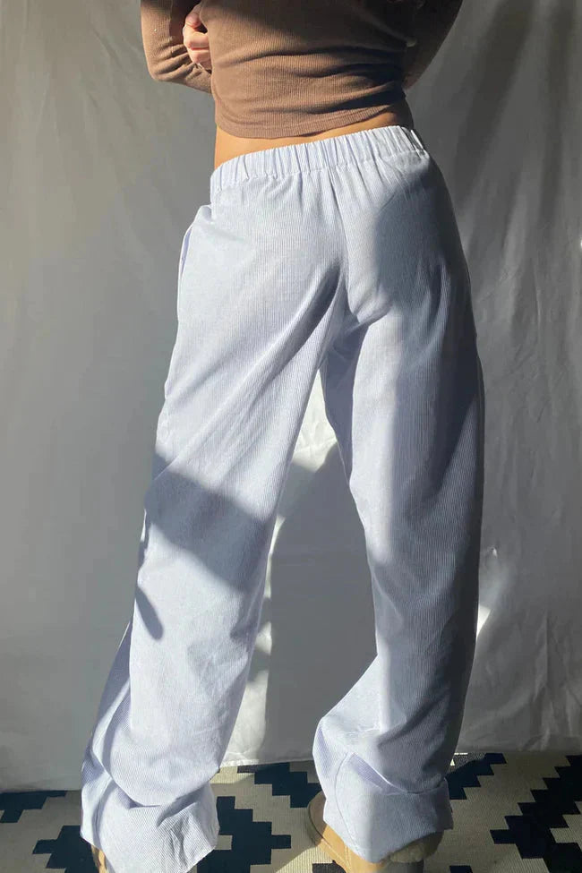 Elke | Pantaloni estivi a righe donna