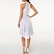 Emma | Elegantes kurzes Damenkleid mit Neckholder