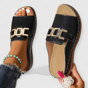 Eva | Orthopädische stilvolle Schnallen-Sandalen