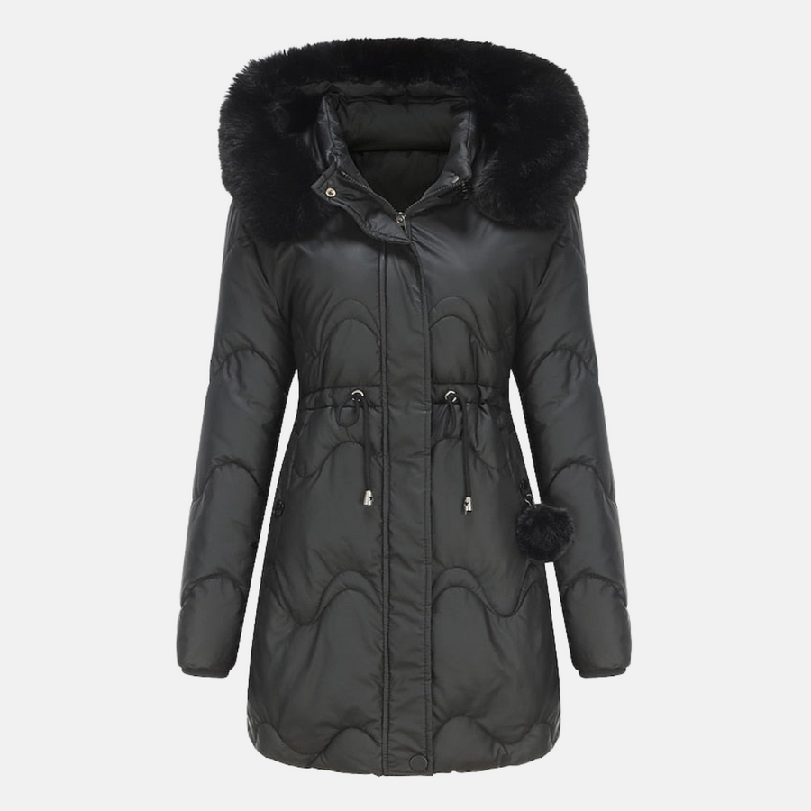 Damen Parka | Mit Pelzkapuze