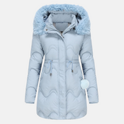 Damen Parka | Mit Pelzkapuze