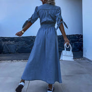 Avalon | Elegantes Maxikleid mit fließendem Design