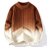 Farbverlauf Strickpullover für stilbewusste Männer