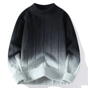 Farbverlauf Strickpullover für stilbewusste Männer