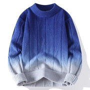 Farbverlauf Strickpullover für stilbewusste Männer