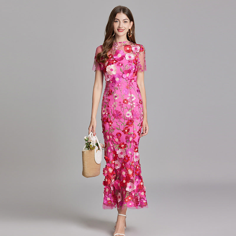 Felizia - Elegantes Ärmelloses Besticktes Damenkleid