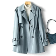 Doppelreihiger Winter Trenchcoat Für Damen | Casual
