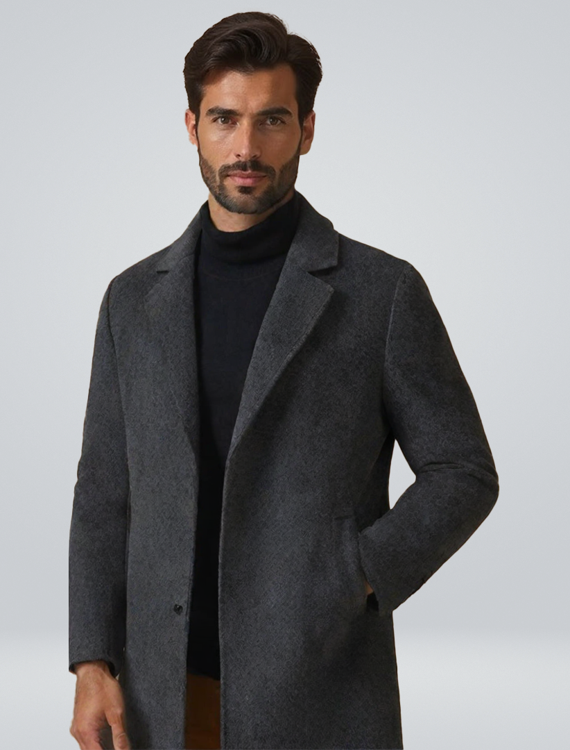 Franz | Eleganter Wollmantel für Herren Winter