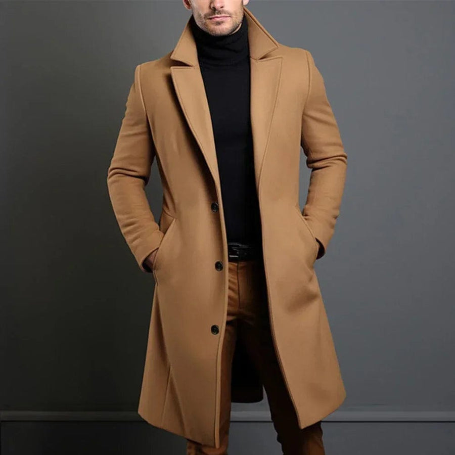 Franz | Eleganter Wollmantel für Herren Winter
