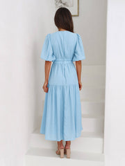 Aava™| Smocked Maxi-Kleid