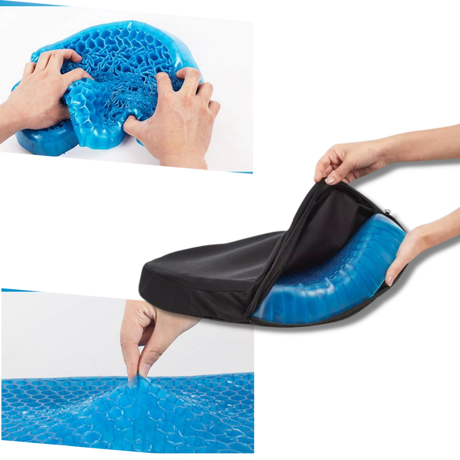 Avelena | Ergonomisches Gelkissen für Optimalen Komfort und Druckentlastung