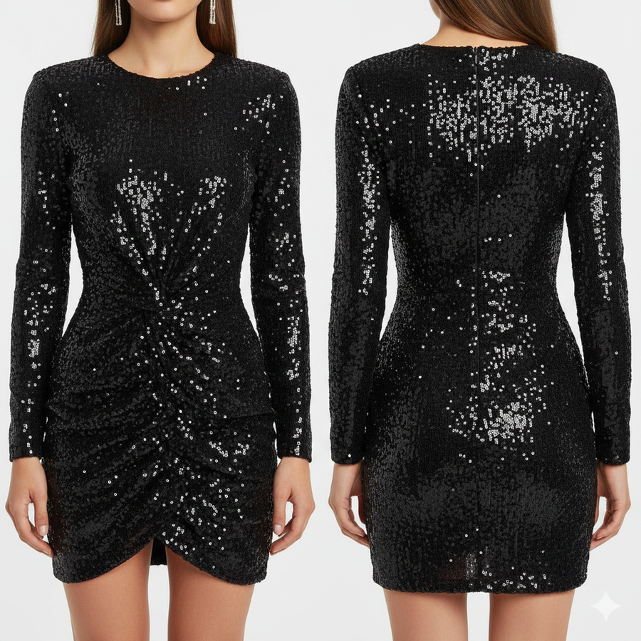 Jana | Damenkleid luxuriös mit dezenten Glitzerdetails