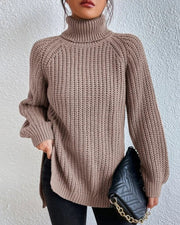 Gemütlicher Rollkragenpullover für kalte Tage