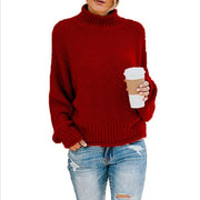 Gemütlicher Rollkragenpullover im Oversize-Stil