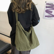 Geräumige Handtasche für Damen – Minimalistische Umhängetasche für Alltag und Freizeit, Schultergurt