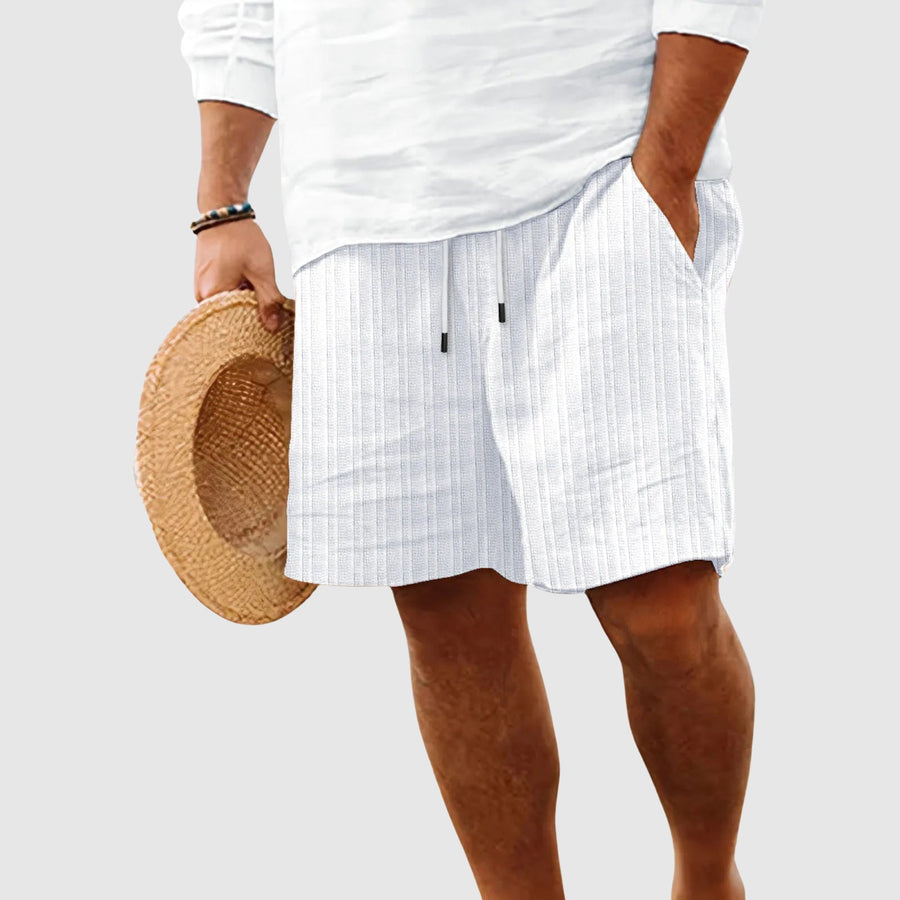 Pantaloncini a righe | Pantaloni corti da donna in cotone