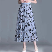 Trendy Mesh Midi-Rock - Fiona