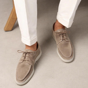 Giselbert - Herren Leder Loafers mit Schnürung Luxuriös und Frühlingsfrisch 2025