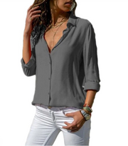 GraceFlow Damenhemd | Elegantes und atmungsaktives Shirt
