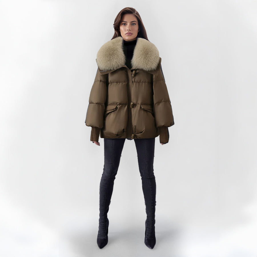 Gretl | Elegante Puffer Damenjacke für Frauen Winter