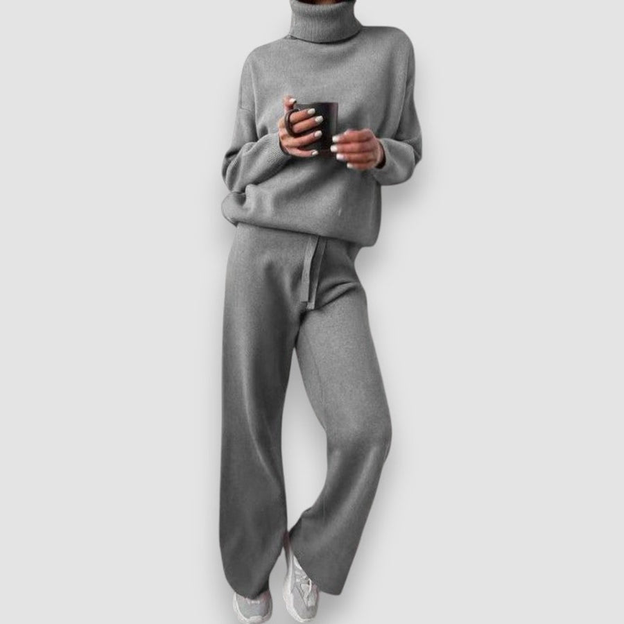 Yara | Pullover mit Rollkragen und lange Hose Set