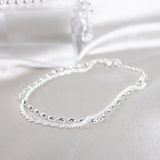 Silbernes Zirkonia-Armband