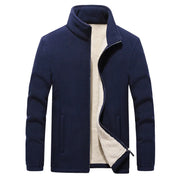 Herren Lässige Fleecejacke | Winter