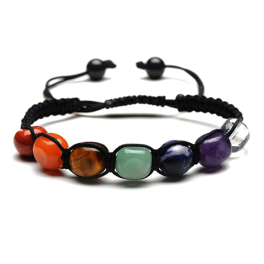 Handgefertigtes Armband aus natürlichen magischen Steinen für Wohlstand