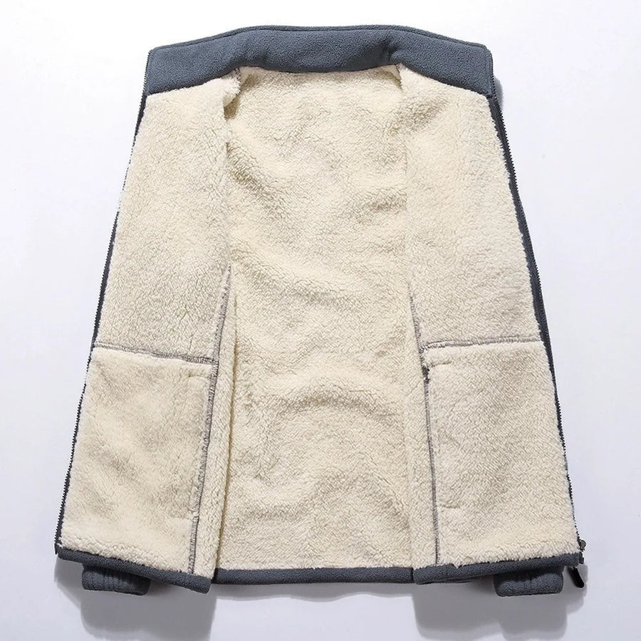Herren Lässige Fleecejacke | Winter