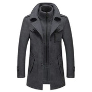 Herren Rollkragen Winterjacke | Langarm