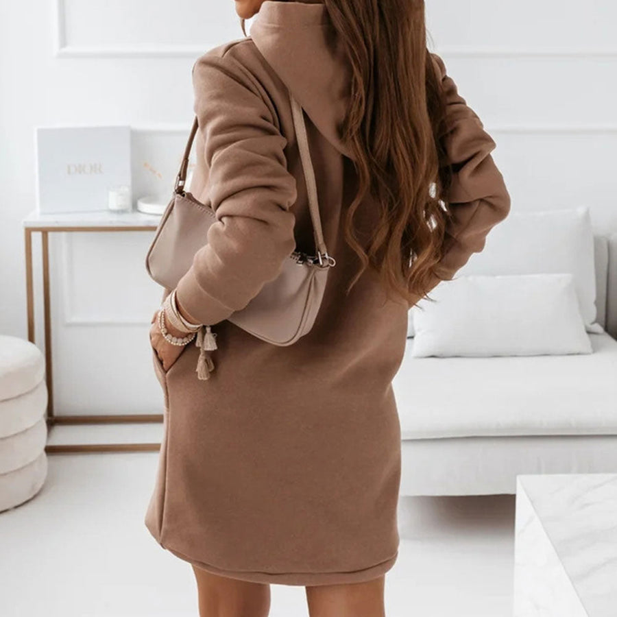 Weiches | Sweatshirt Kleid - Damen Freizeitkleid für dich