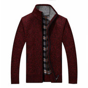 Lässige Strickjacke Mit Stehkragen Für Herren | Winter