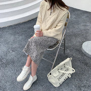 Hanna - Rollkragenpullover mit geometrischem Zopfmuster