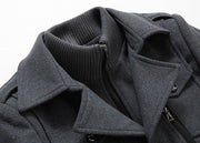 Herren Rollkragen Winterjacke | Langarm
