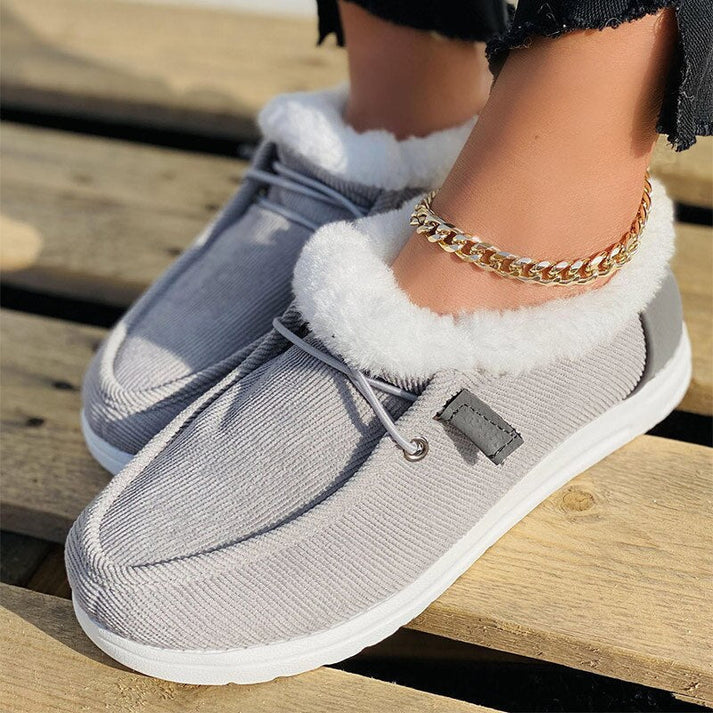 Gemütliche Damen-Sneaker mit Kunstpelz-Futter – Warm, Leicht und Stylisch in verschiedenen Farben