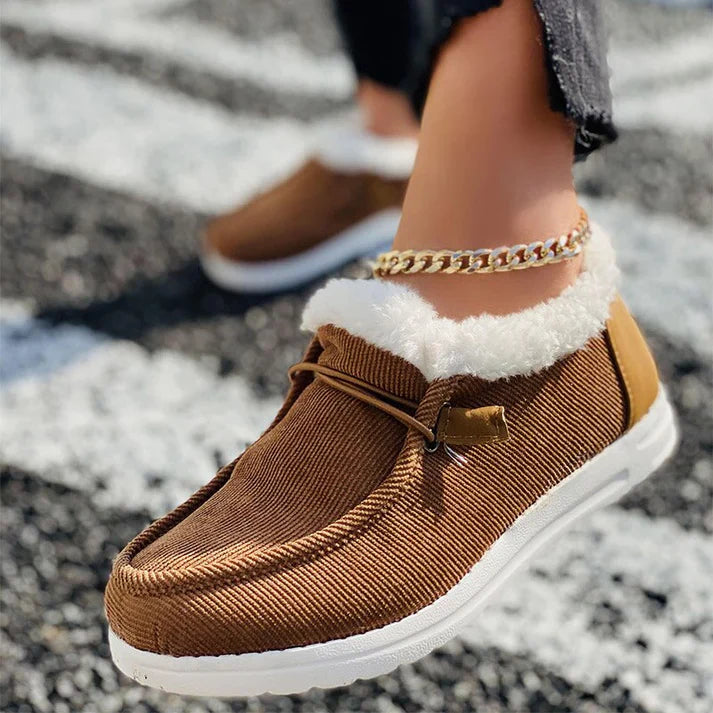 Gemütliche Damen-Sneaker mit Kunstpelz-Futter – Warm, Leicht und Stylisch in verschiedenen Farben