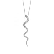 Kette mit Schlangenanhänger aus 925er Sterlingsilber