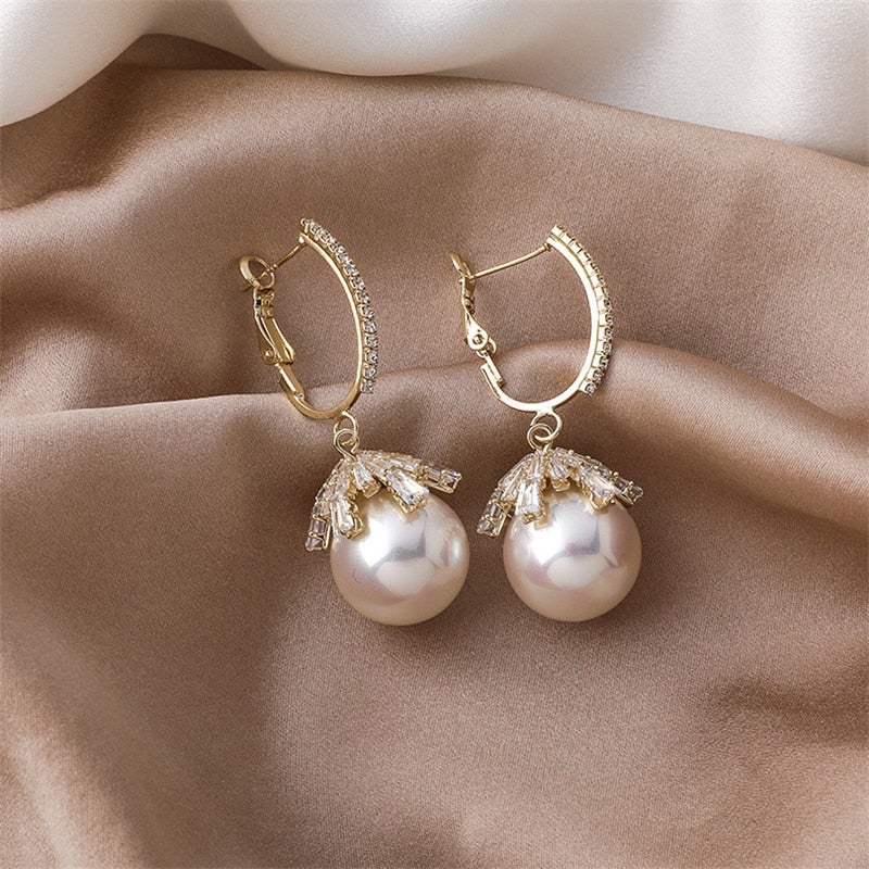Malia |  Ohrringe mit Perle