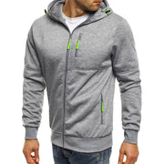 Sportliche Herren Strickjacke Mit Kapuze | Reißverschluss & Taschen