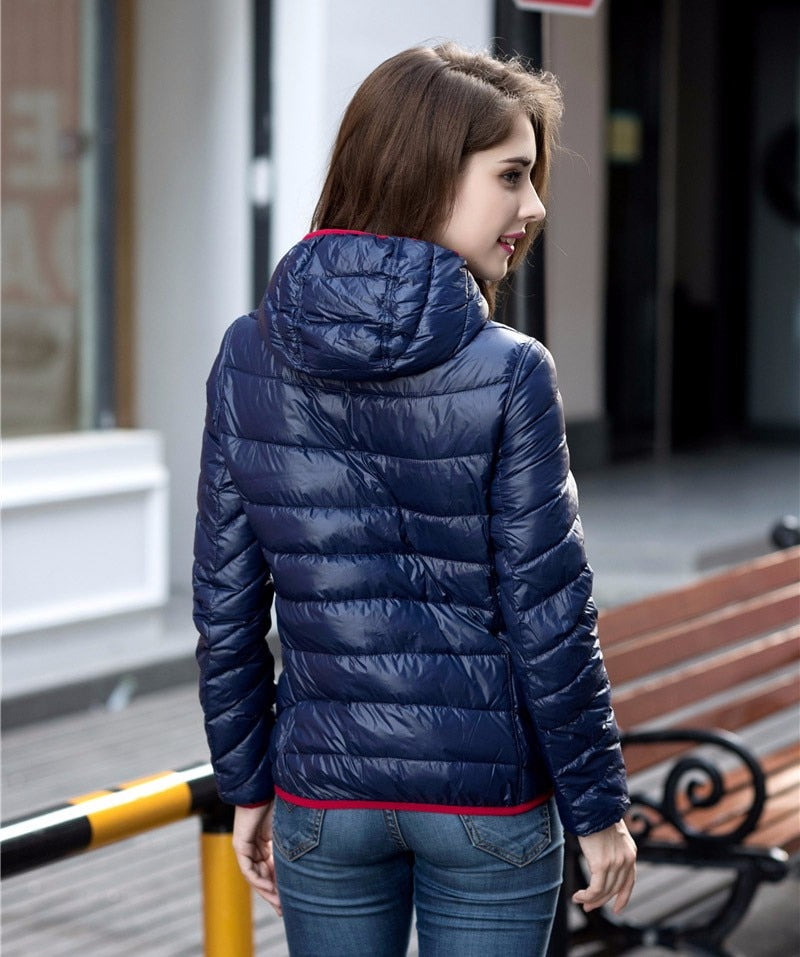 Stilvolle Wendbare Damen Daunenjacke - Aurora