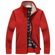 Lässige Strickjacke Mit Stehkragen Für Herren | Winter