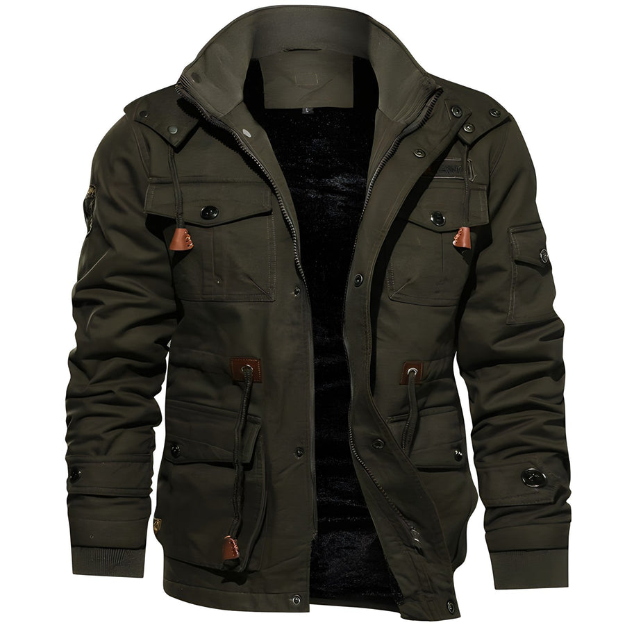 Herren Outdoorjacke Mit Taschen | Winter