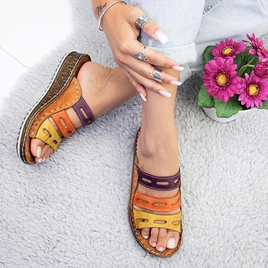 Stella - Keilabsatzsandalen