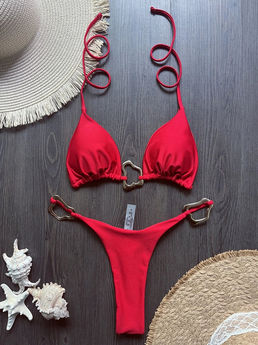 Micro bikini halterneck | Costume da bagno da donna
