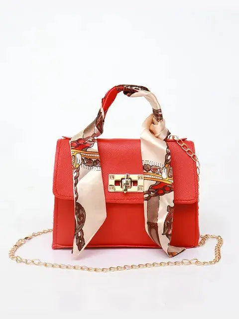 Handtasche Damen | Kettenriemen & Eleganter Drehverschluss