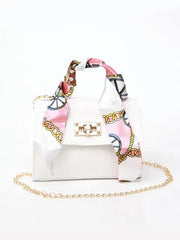 Handtasche Damen | Kettenriemen & Eleganter Drehverschluss